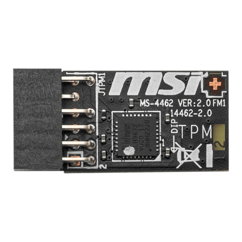 MSI TPM 2.0 User manual