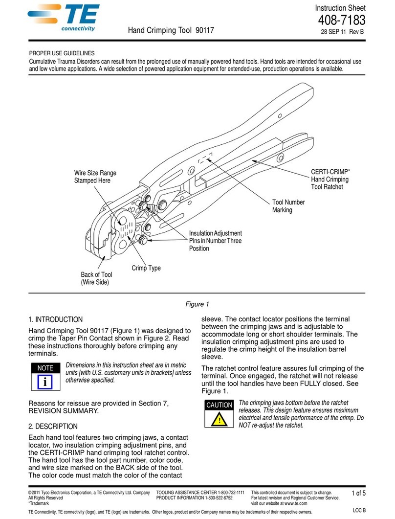 TE Connectivity 90117 Instruction Manual TE Connectivity 90117 Instruction Manual