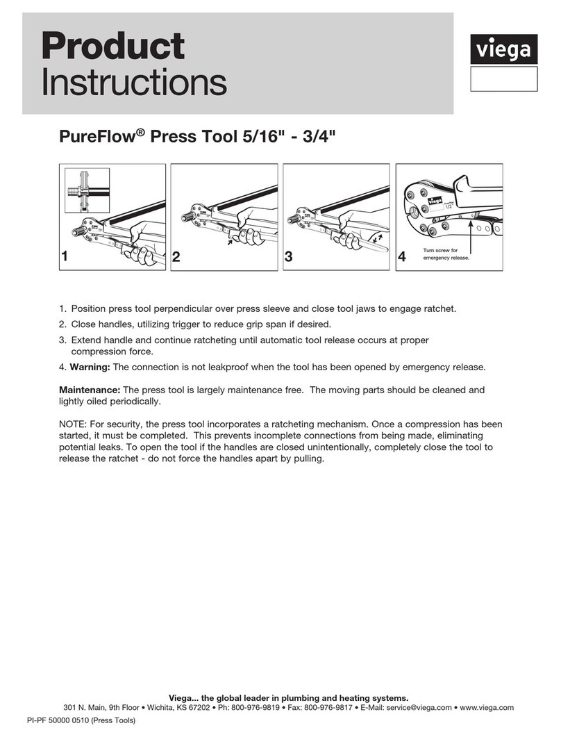 Viega PureFlow 50030 Product instructions