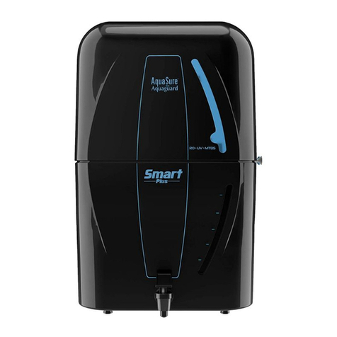 Eureka Forbes Aquaguard Aquasure Smart Plus RO+UV+MTDS User manual