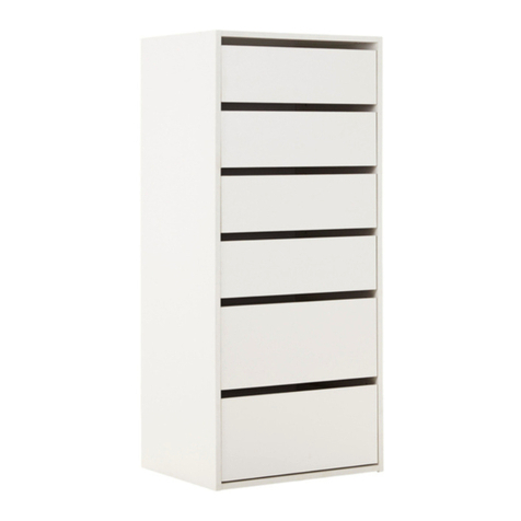 fantastic furniture Tailor Utility 6 Drawer manual