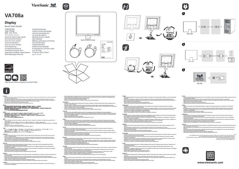 ViewSonic VA708a User manual