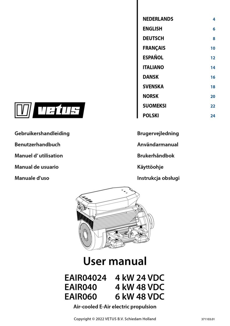 Vetus EAIR04024 User manual