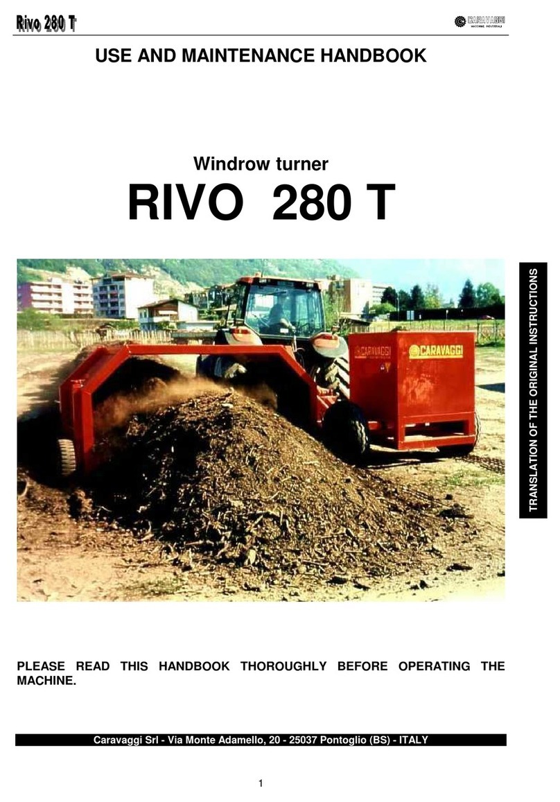 Caravaggi RIVO 280 T Use and maintenance handbook
