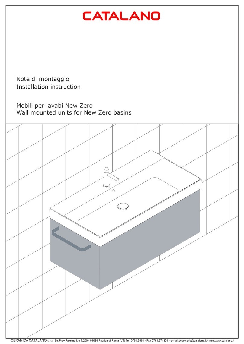 Catalano New Zero User manual