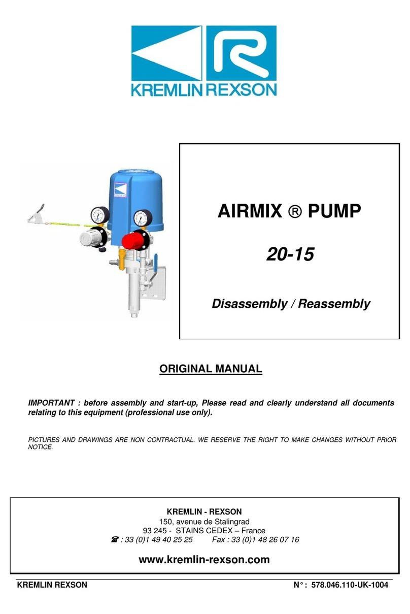 Kremlin-Rexson AIRMIX 20-15 Original manual