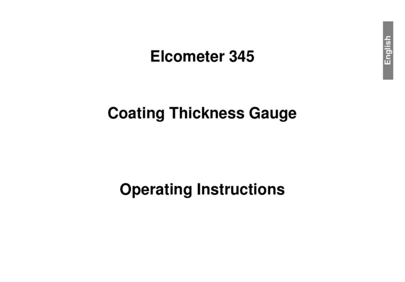 Elcometer 345 operating instructions