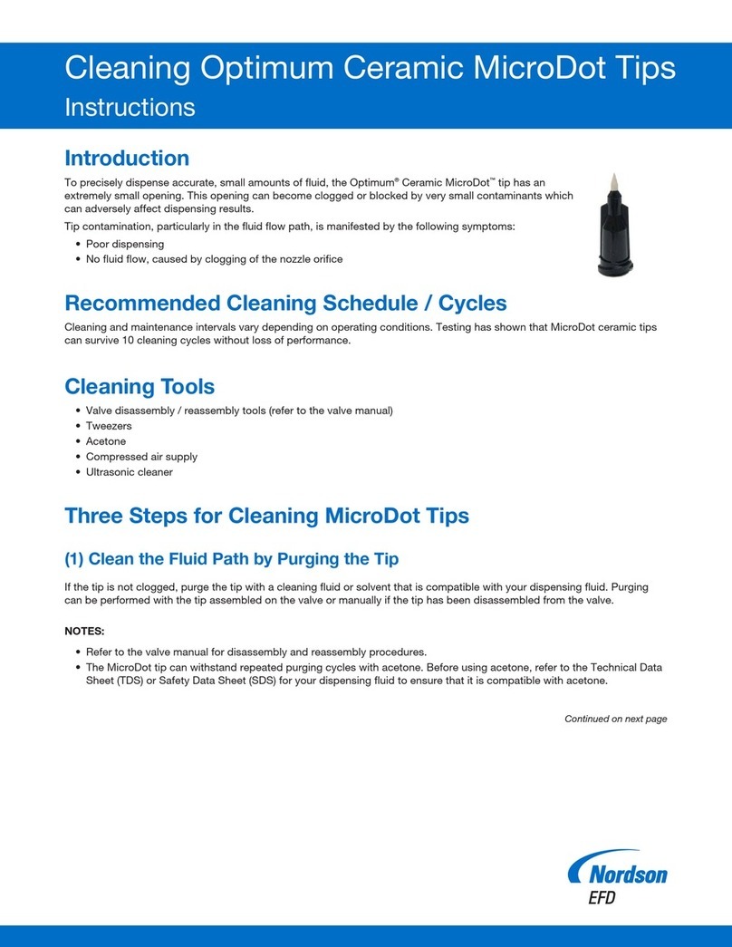 Nordson EFD Optimum Ceramic MicroDot 7364054 instructions