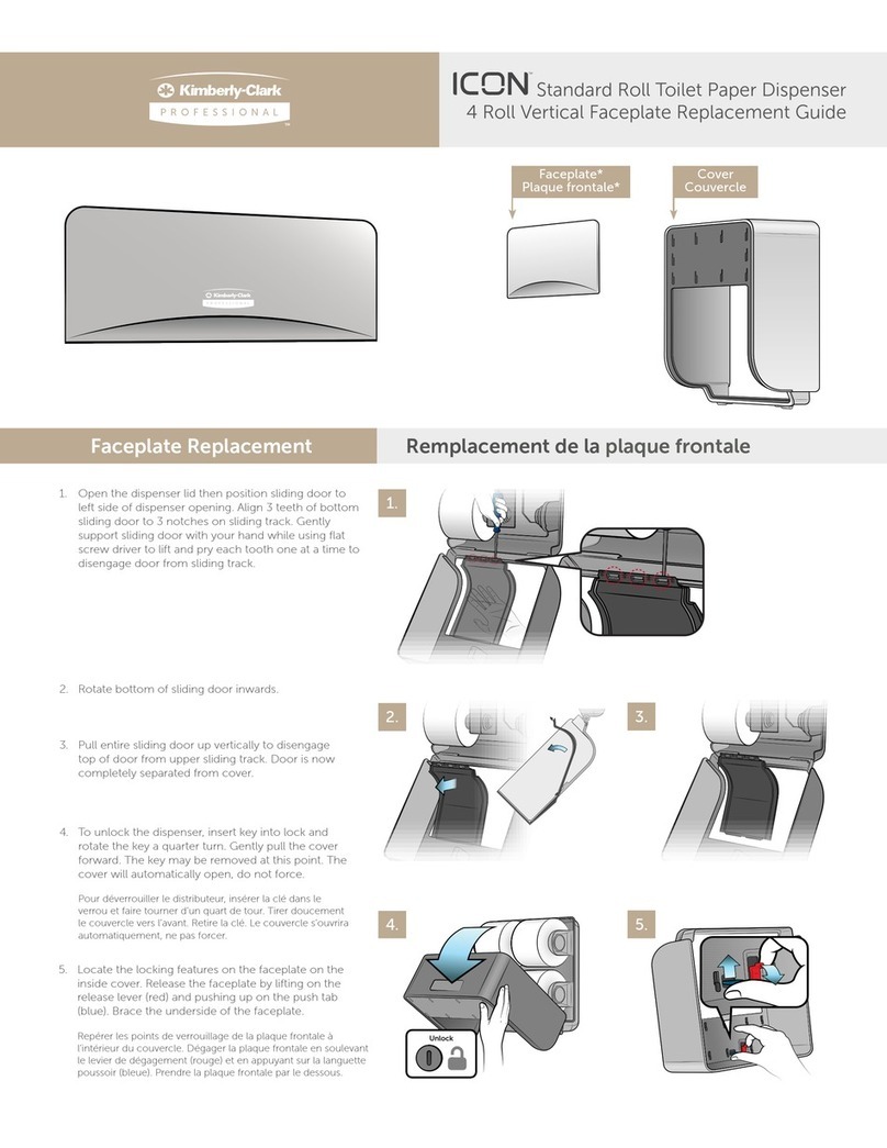Kimberly-Clark PROFESSIONAL ICON Replacement guide