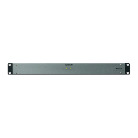 ALLEN & HEATH iDR-4 Operating and installation instructions