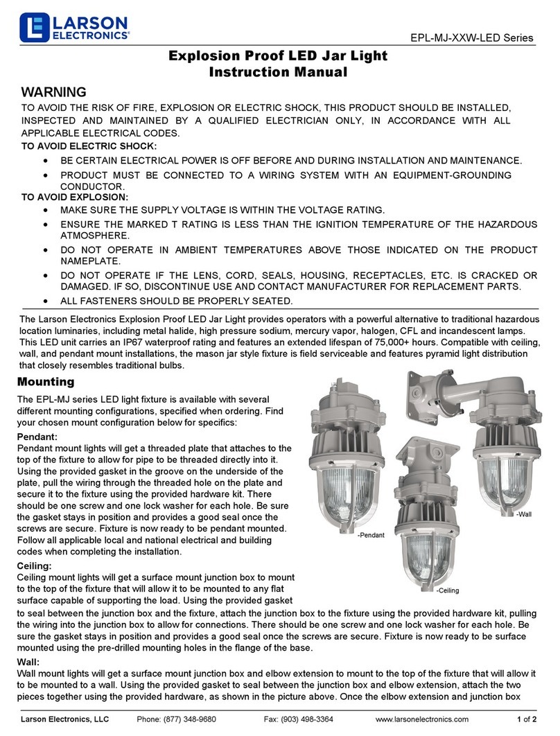 LARSON EPL-MJ LED Series User manual
