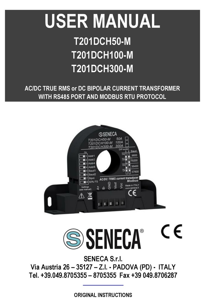 Seneca T201DCH50-M user manual