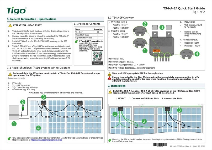 Tigo TS4-A-2F User manual