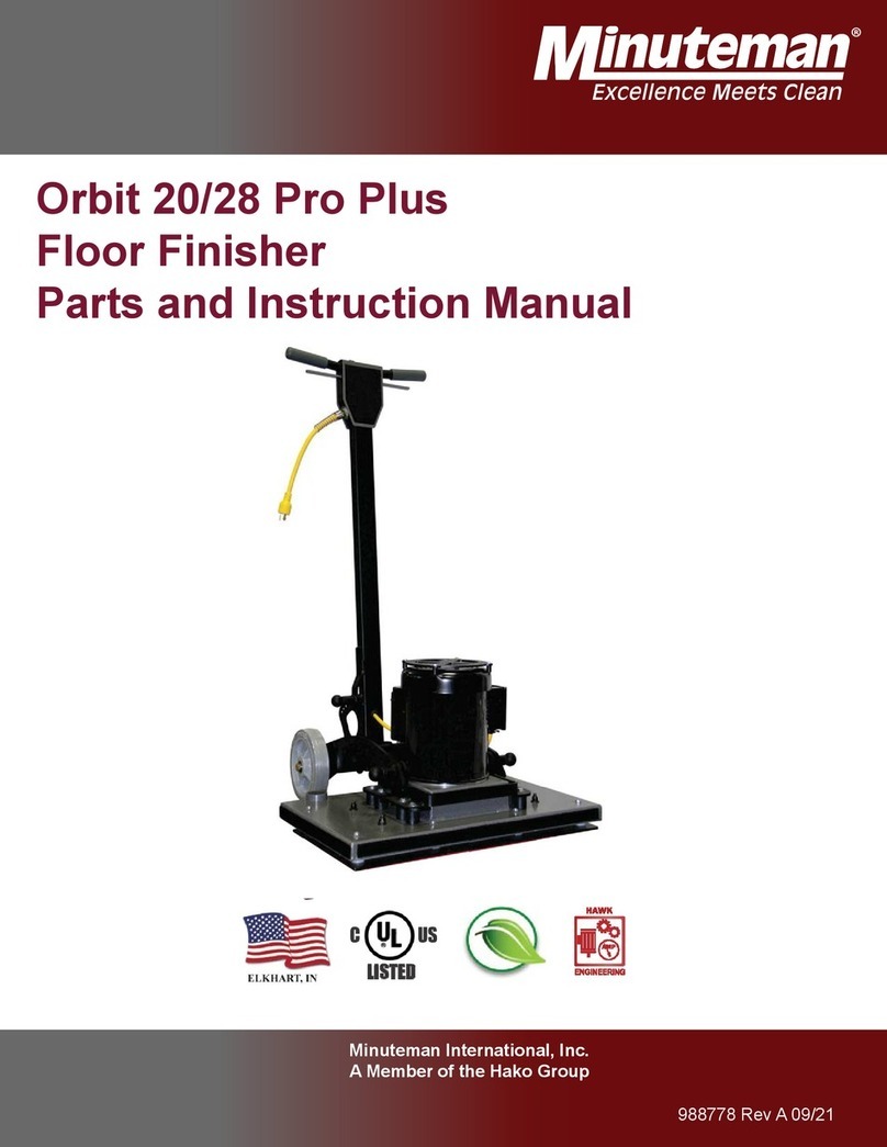 Minuteman Orbit 20 Pro Plus User manual