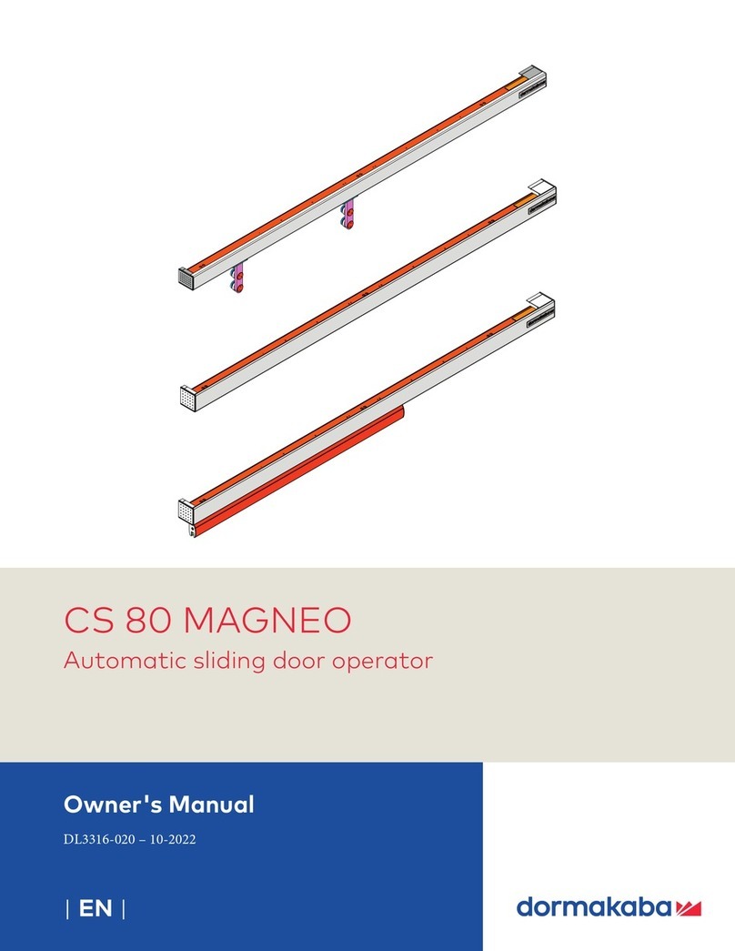 Dormakaba CS 80 MAGNEO owner's manual