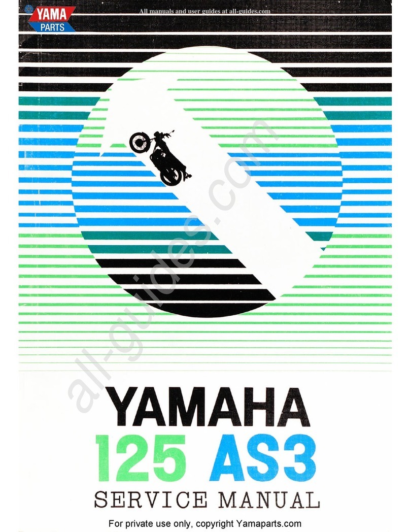 Yamaha 125 AS3 User manual