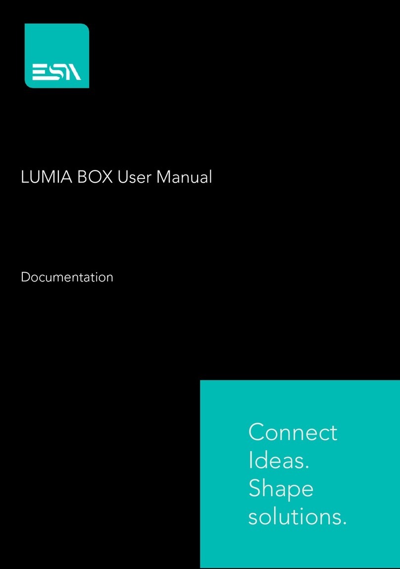 ESA LUMIA BOX user manual