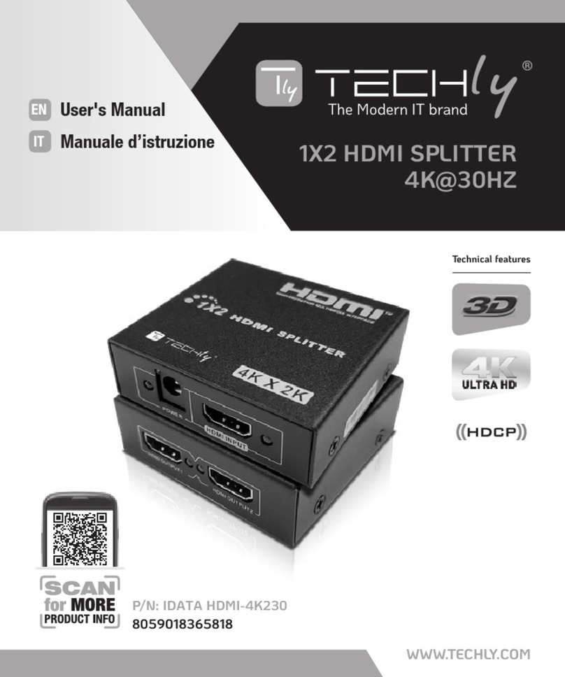 Techly IDATA HDMI-4K230 user manual