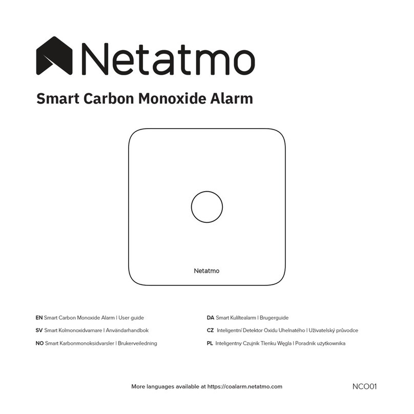Netatmo NCO01 User manual