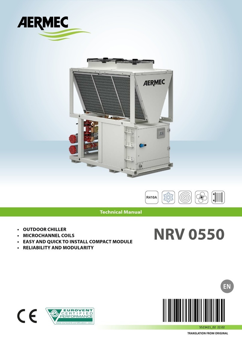AERMEC NRV 0550 User manual