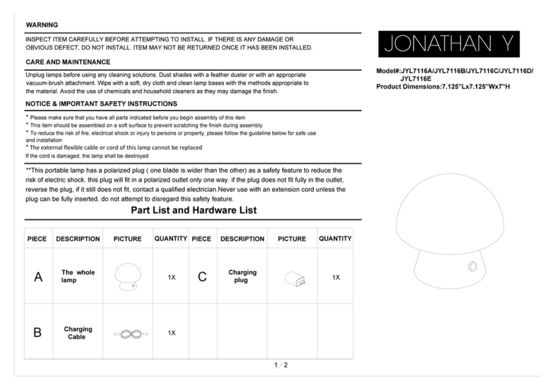 JONATHAN Y JYL7116A User manual