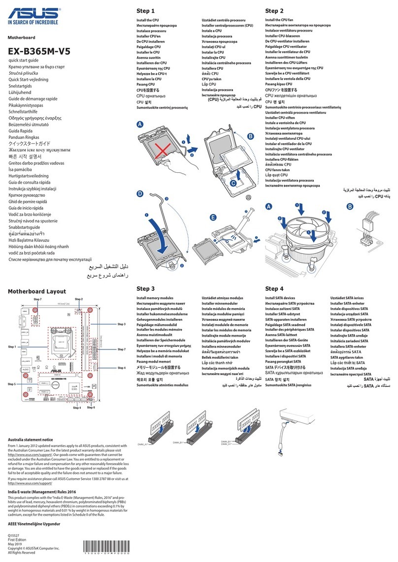 Asus EX-B365M-V5 User manual