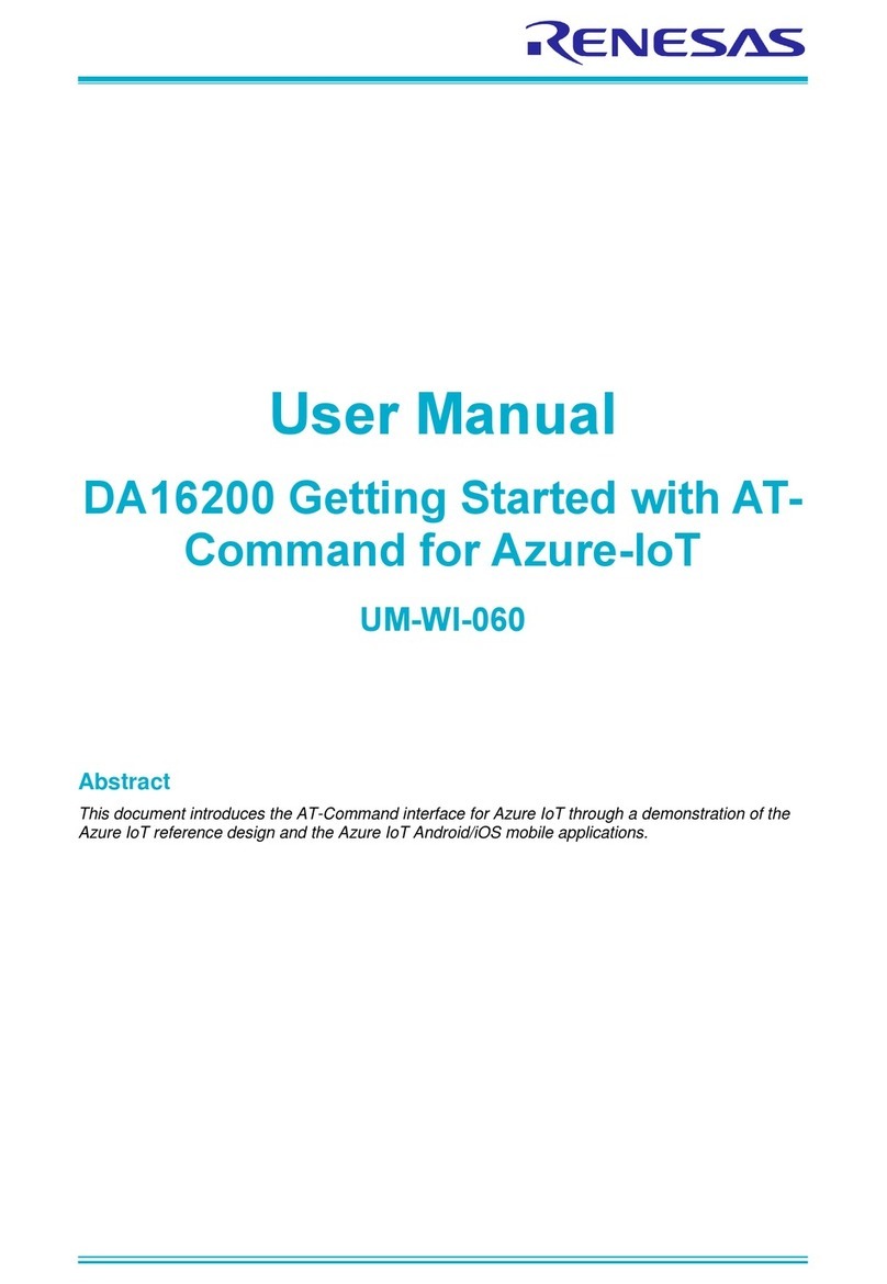 Renesas DA16200 PMOD User manual