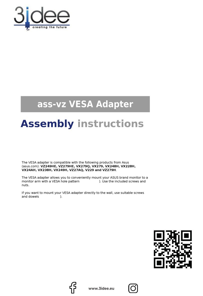 3idee ass-vz VESA Assembly instructions