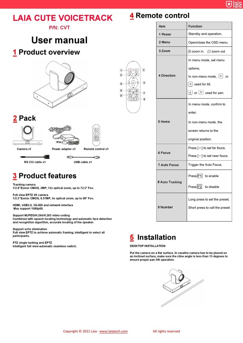 LAIA CUTE VOICETRACK user manual