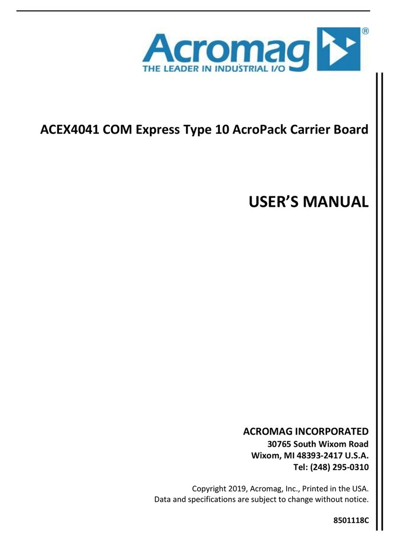 Acromag ACEX4041 User manual