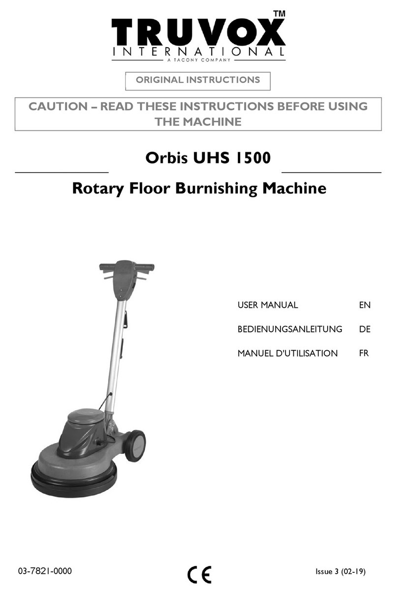 Truvox Orbis OB431500 User manual Truvox Orbis OB431500 User manual