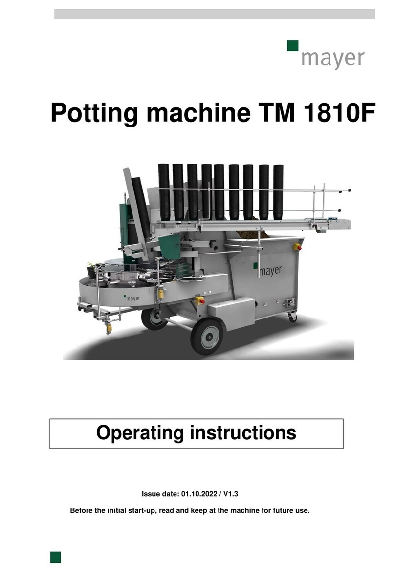 Mayer TM 1810F operating instructions