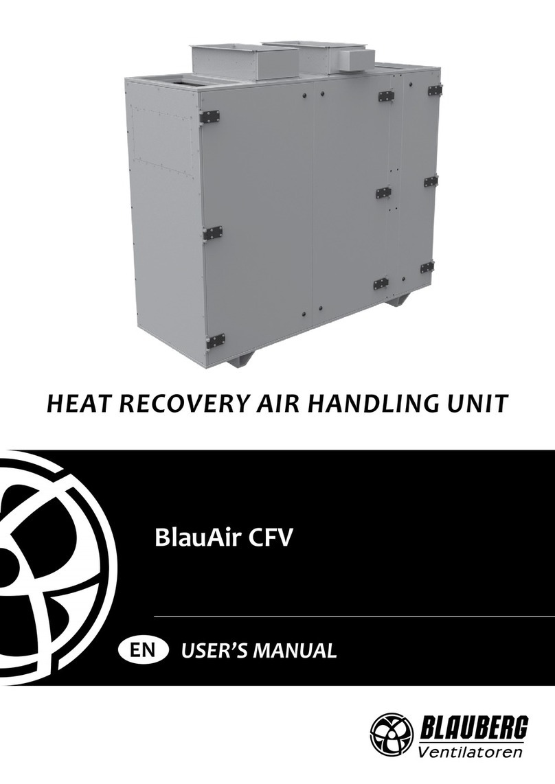 BLAUBERG BlauAir CFV Series user manual BLAUBERG BlauAir CFV Series user manual