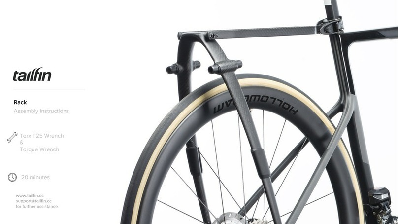 Tailfin Carbon Rack Assembly instructions