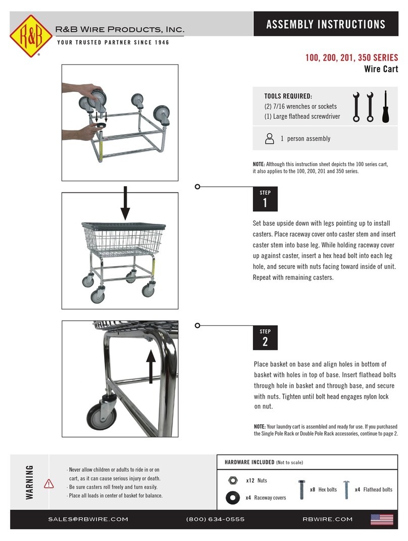 R&B Wire Products 100 Series Assembly instructions