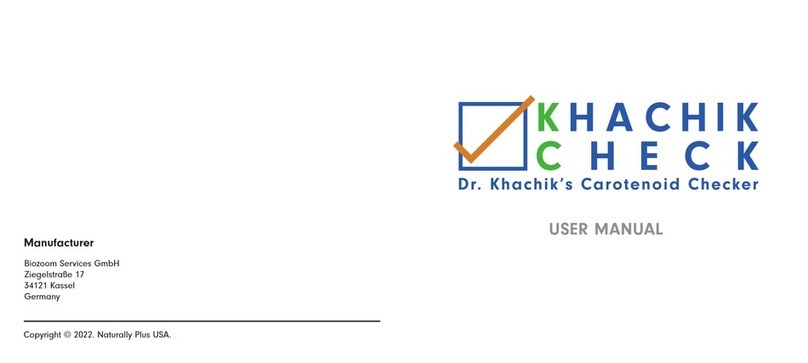 biozoom KHACHIL CHECK user manual