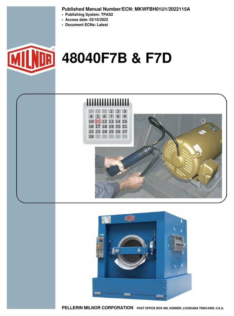 Milnor 48040F7B User manual