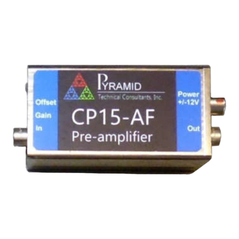 Pyramid Technical Consultants CP15AF user manual