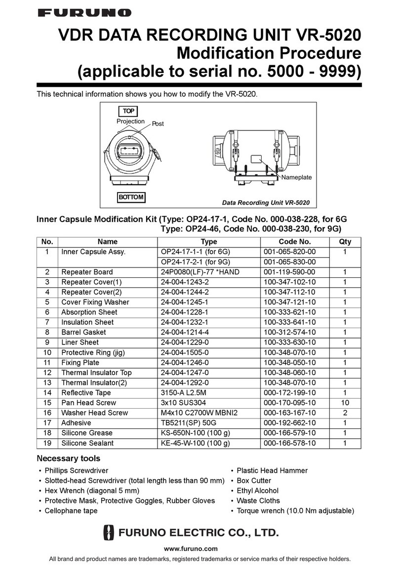 Furuno VR-5020 Modification instruction