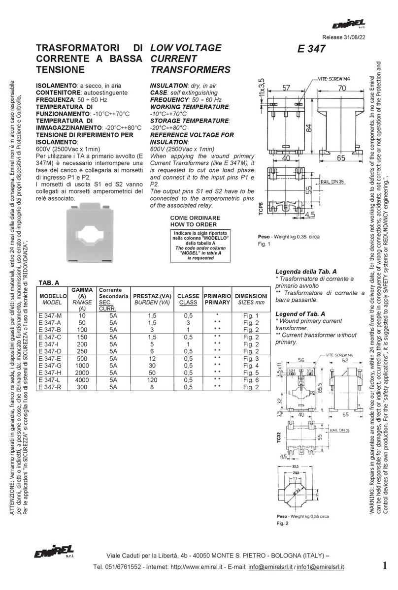 Emirel E 347 quick start guide Emirel E 347 quick start guide