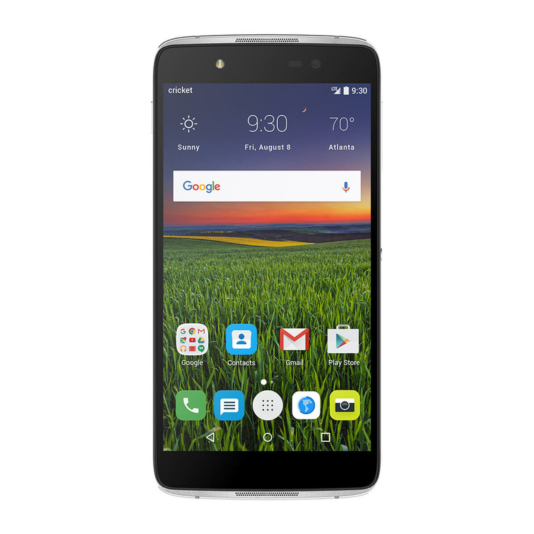 Alcatel IDOL 4 CRICKET quick start guide