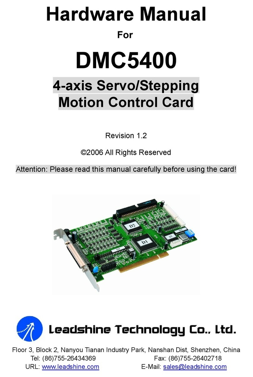 Leadshine Technology DMC5400 Hardware manual