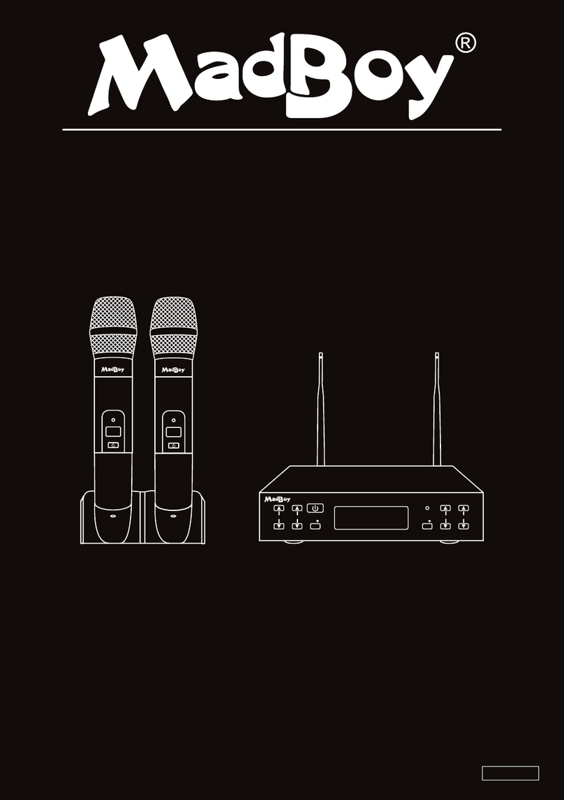 MadBoy U-TUBE 20PD User manual