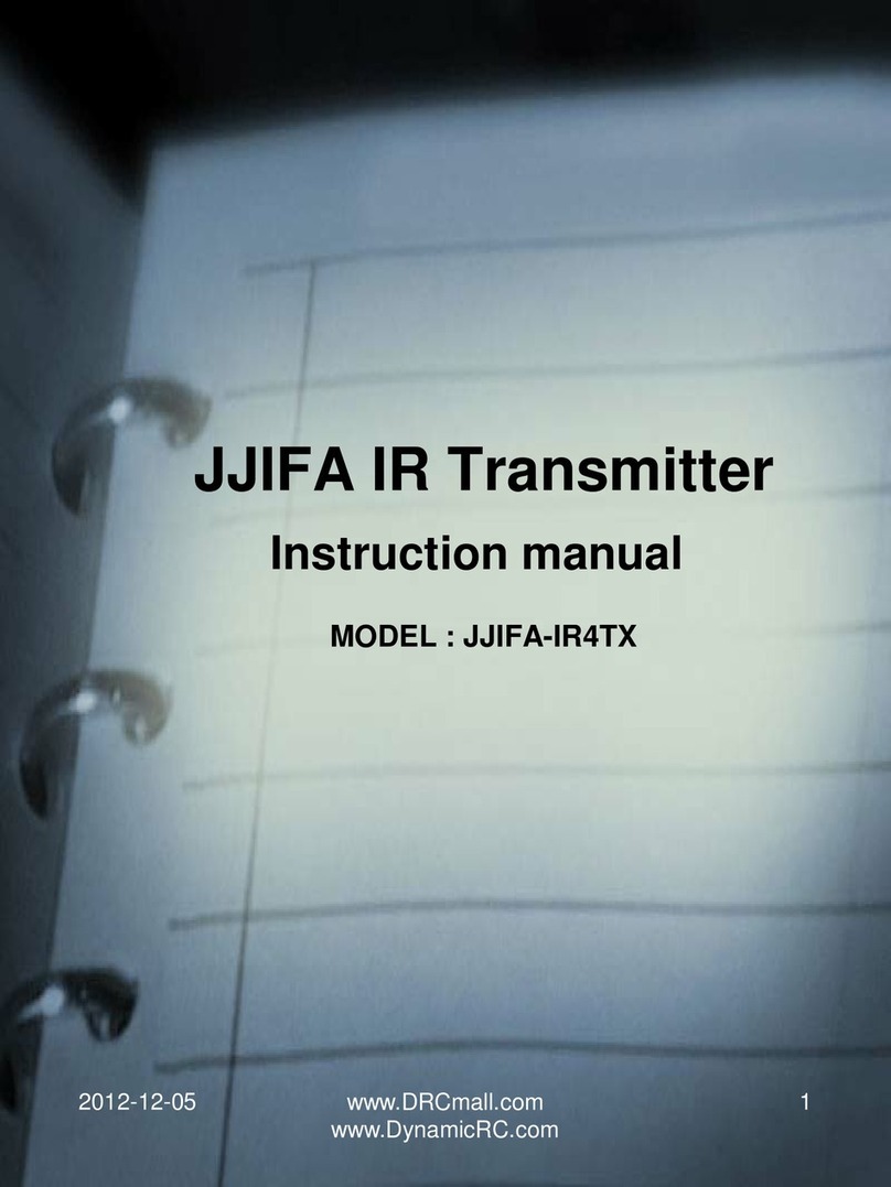 DRC JJIFA-IR4TX instruction manual