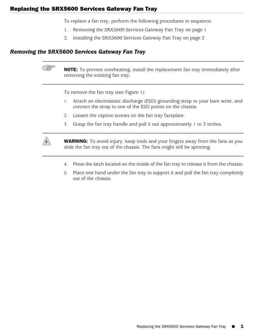 Juniper SRX5600 Instruction Manual