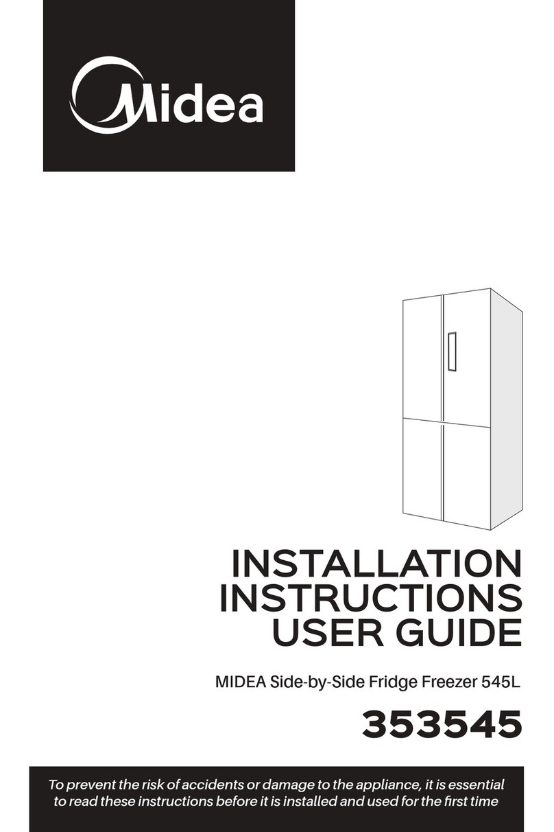 Midea 353545 Installation instructions & user guide