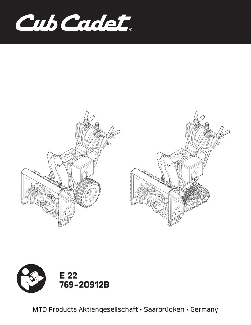 MTD Cub Cadet E 22 Original operating instructions