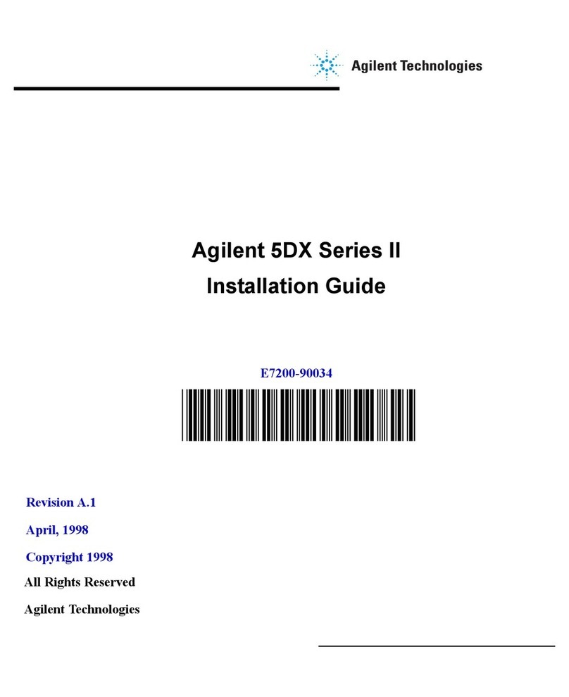 Agilent Technologies 5DX II Series User manual