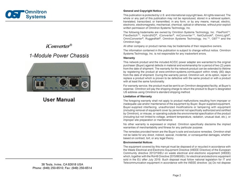 OST iConverter 8240 Series user manual