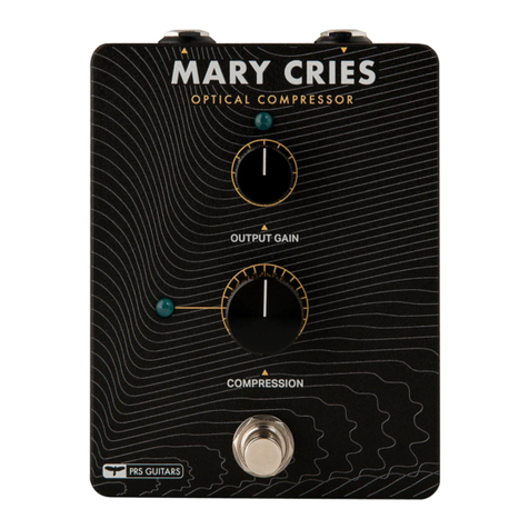 Prs MARY CRIES instruction manual